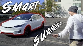 Tesla Smart Summon Fail (Tesla Drives To YOU)