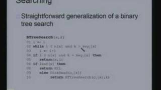 Lecture - 16 Disk Based Data Structures