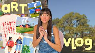 art vlog ✺ finding magic in the middle