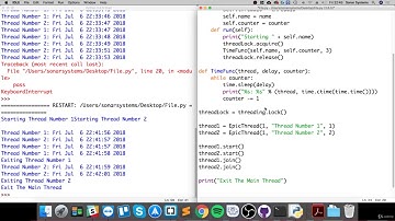 62- Easy Python Programming Synchronize Threads