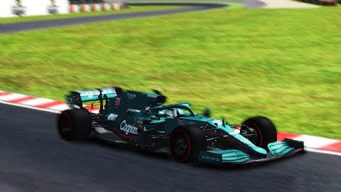 [rFactor] F1 2021 Aston Martin AMR21 Sebastian Vettel Onboard Suzuka