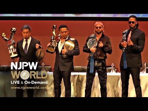 Hikuleo & El Phantasmo vs Bishamon at Wrestle Kingdom｜Jan. 3rd #NJPW #njwk18 Presss Conference