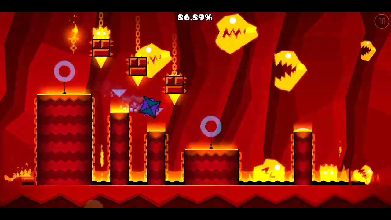 I tried to speedrun Geometry dash meltdown - YouTube