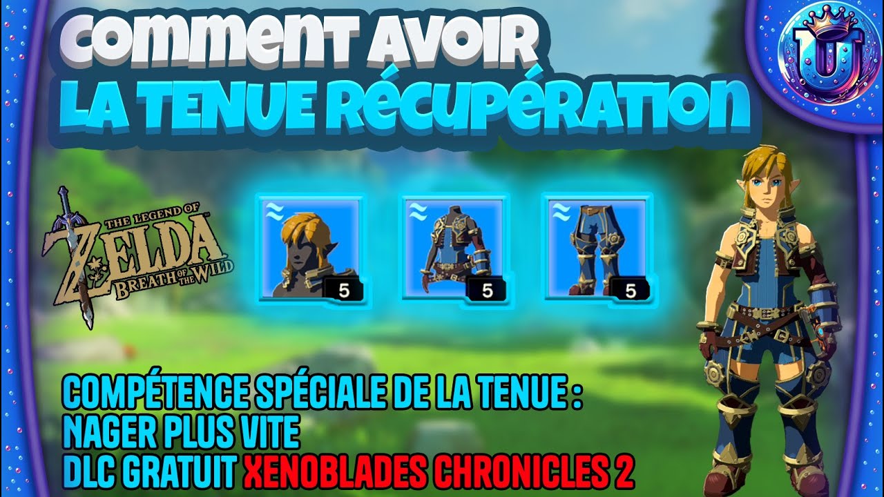 ZELDA BREATH OF THE WILD - Comment avoir la tenue de Récupération