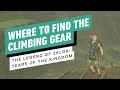 The legend of zelda tears of the kingdom  all climbing gear locations