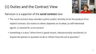 Lecture 10, Narveson on The Ethics of Global Wealth Distribution
