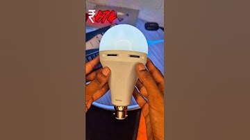 💡 20W Inverter Bulb Unboxing 🔋 | Light Even Without Electricity! ⚡️