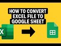 Excel File को Google Sheets में बदलने का आसान तरीका | Step by Step Guide in Hindi | @TechHubUp