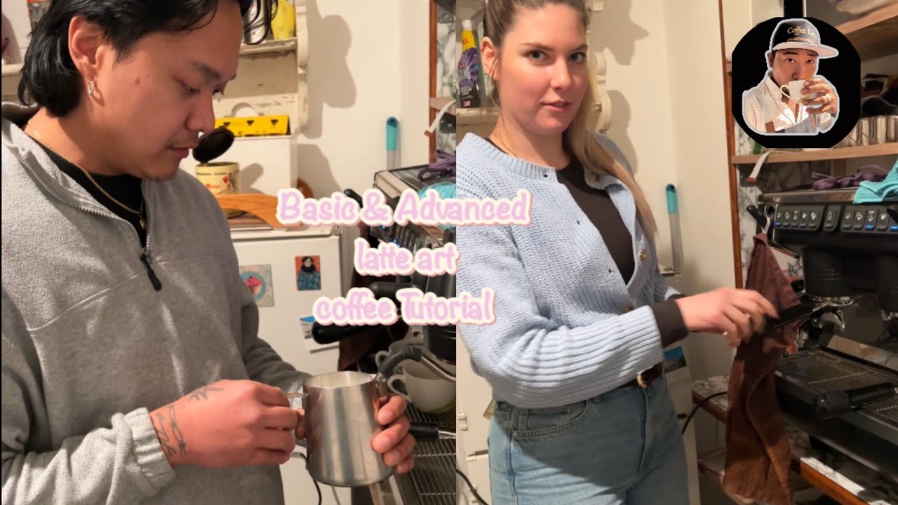 My first Coffee Tutorial basic & advance Latte art 01.27.2026