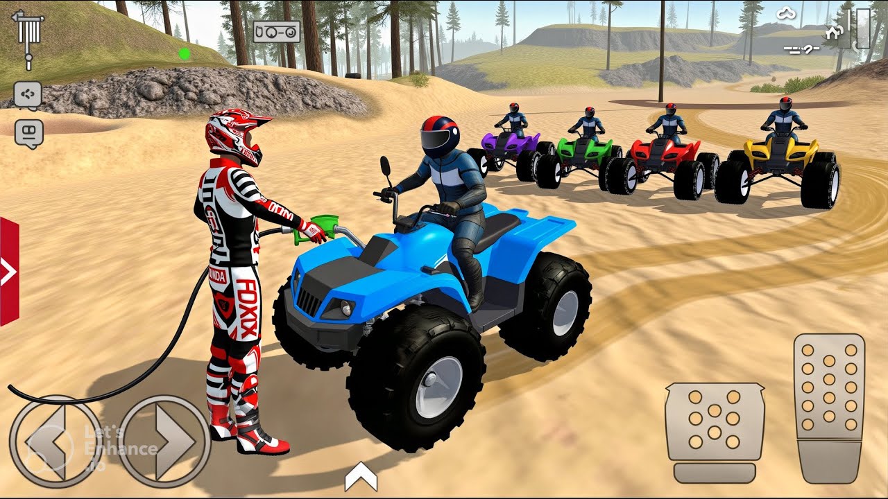 Impossible Quad Bike Stunts Driving   Motocross Racing Video Game #1   Android   IOS gameplay FHD