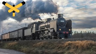 Steam train and locomotive UkkoPekka in the Helsinki region