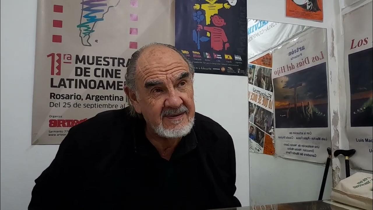 Néstor Zapata director de la sala Arteón de Rosario en diálogo con