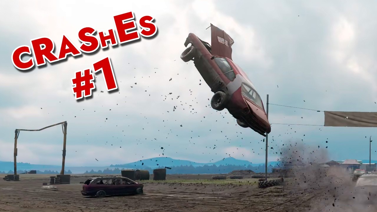 WRECKFEST 2 Crash Compilation #1 Epic Car Flights & Crashes - YouTube