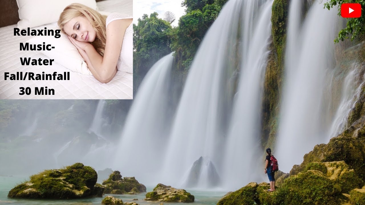 Relaxing music/Waterfall & Rainfall [2021] - Meditation, Studying, Headache, Sleep [ Better Relief]