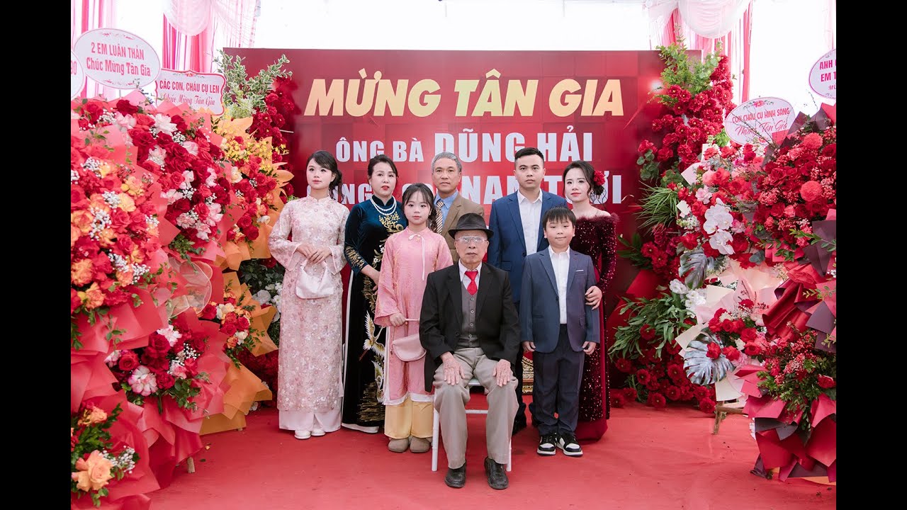 Lễ khánh thành - mừng tân gia - gia đình ông bà Dũng Hải cùng hai con Nam Tươi 2026