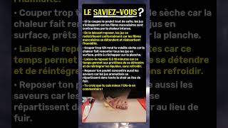 Arrête de Couper le Poulet Juste Après la Cuisson