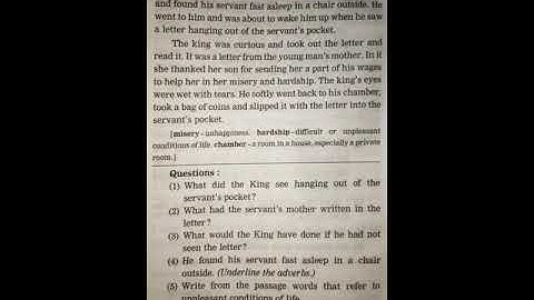 PROSE COMPREHENSION | Read the following passages and answer the questions given below them: