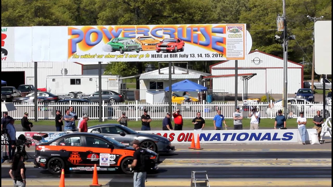 GTR vs Evo BIR Drag Race