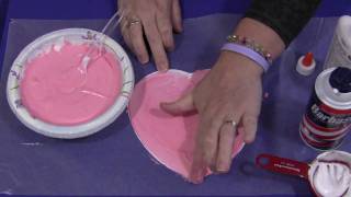 Easy to make and fun to paint with. Heart pattern can be found at h...