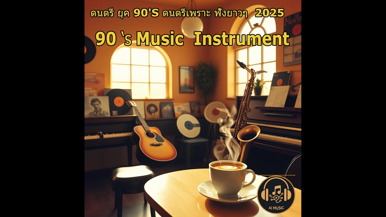 เพลงดัง ฟังเพราะ ยุค 90  : ดนตรี ยุค 90'S ดนตรีเพราะ ฟังยาวๆ  2025   ไม่มีโฆษณา
