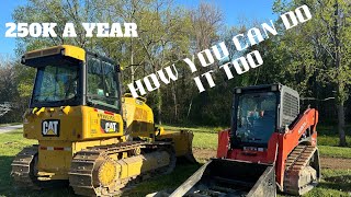 HVAC TECH TO A EXCAVATOR OWNER OPERATOR. 3 YEAR UPDATE. $48K ANNUALLY TO $250K ANNUALLY