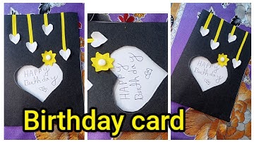 DIY Birthday Card Ideas || handmade birthday card || easy birthday card tutorial || birthday card 