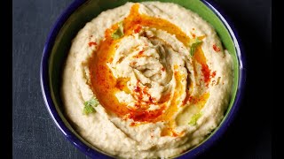 Authentic Lebanese HUMMUS and PITA BREAD at HOME