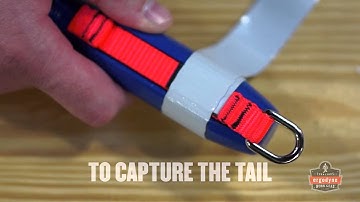 How to Apply Ergodyne Adhesive Shrink Tape to Tether Tools - Old Version