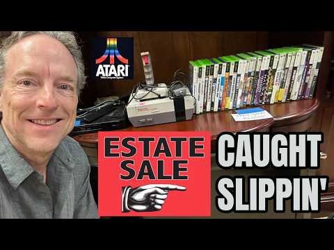 Caught Slipping at this Estate Sale - Atari 2600, NES, Xbox Games & More