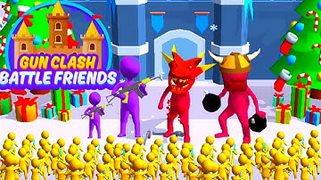 Gun Clash 3D Gameplay ( IOS Android Walkthrough || Levels 56-63