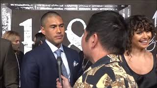 Martin Sensmeier Red Carpet Interview at Paramount+'s 1883