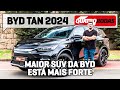 BYD Tan 2024 MELHORA alcance e torque para ameaçar Audi, BMW e Mercedes