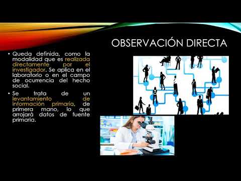 Video: La Observación Como Actividad Investigadora