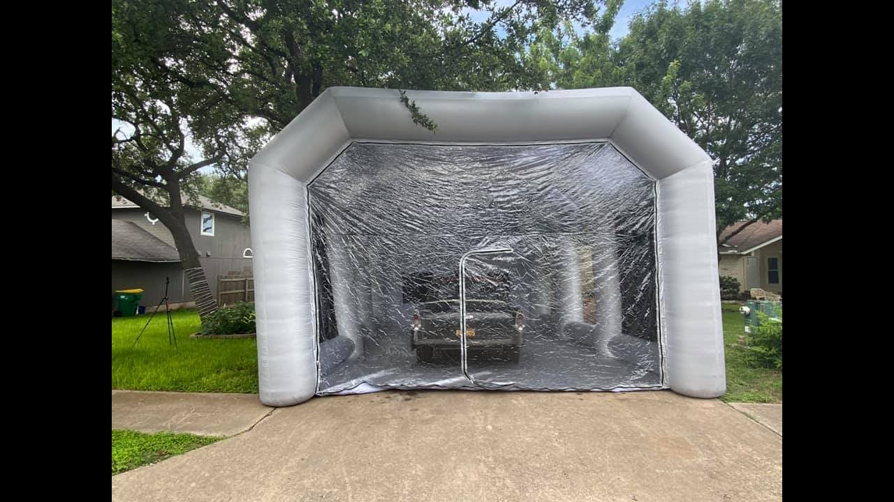 House of Kog 12: The Saga of the Inflatable Paint Booth and it's AWESOME!!