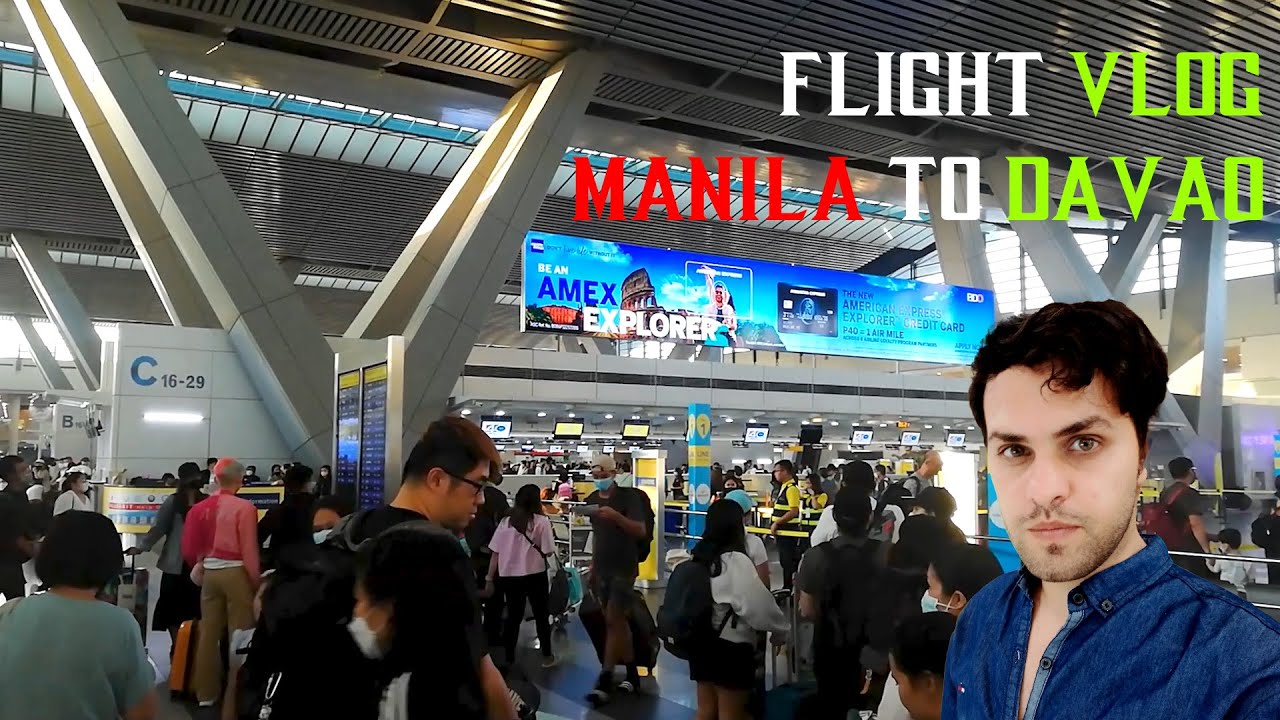 Flight Manila to Davao | Cebu Pacific Flight | Philippines travel vlog ...