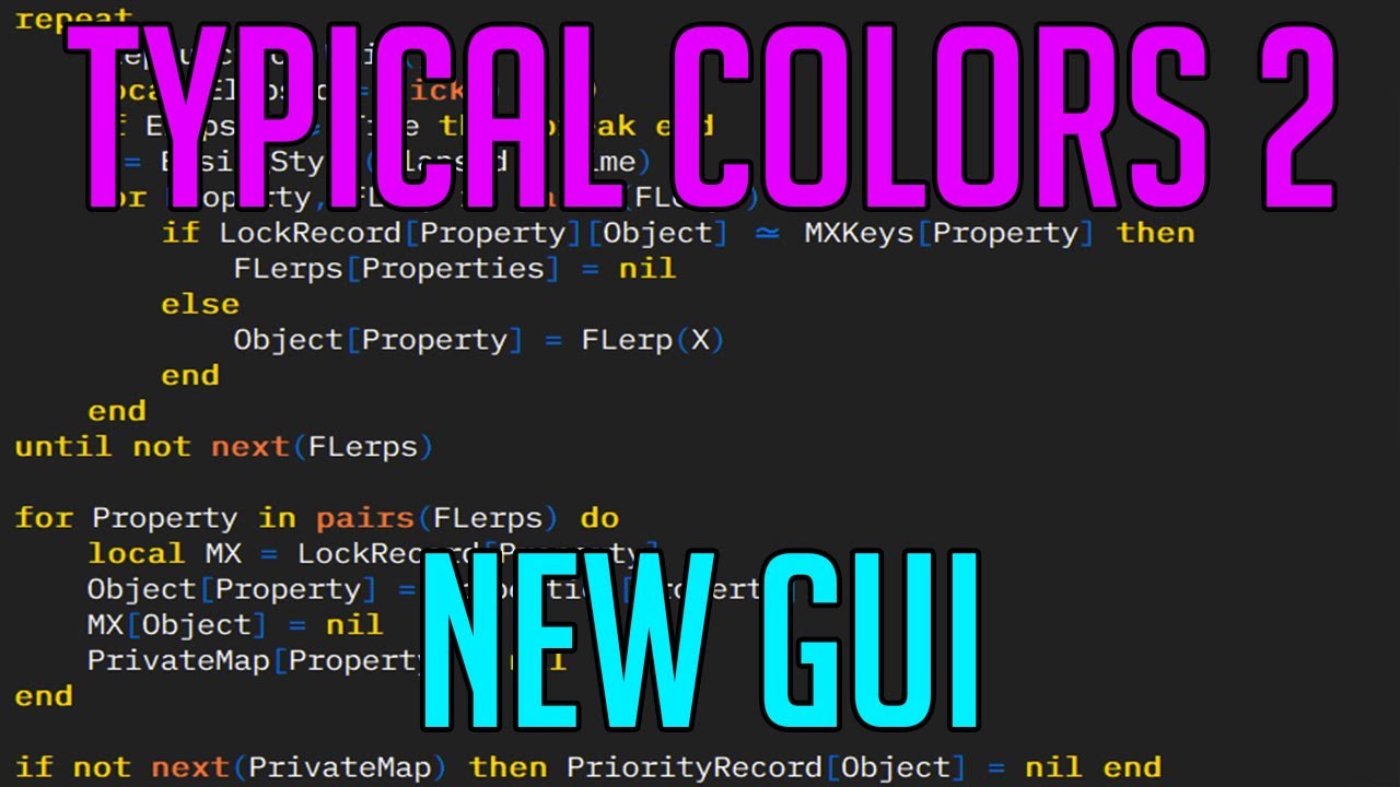 Typical colors 2 hack/script new GUI, kill aura & more! 