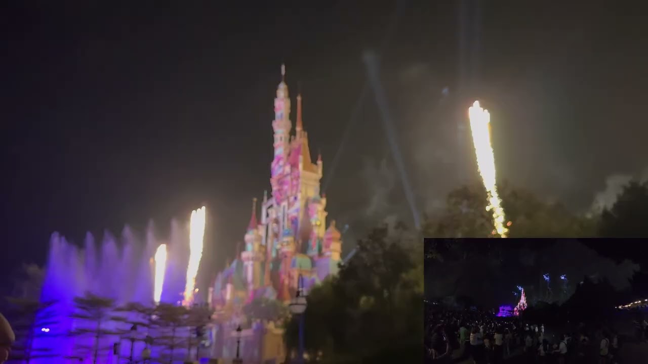 Незабываемая ночь в гонконгском Диснейленде 🇭🇰✨ | Фейерверки, эмоции и волшебство