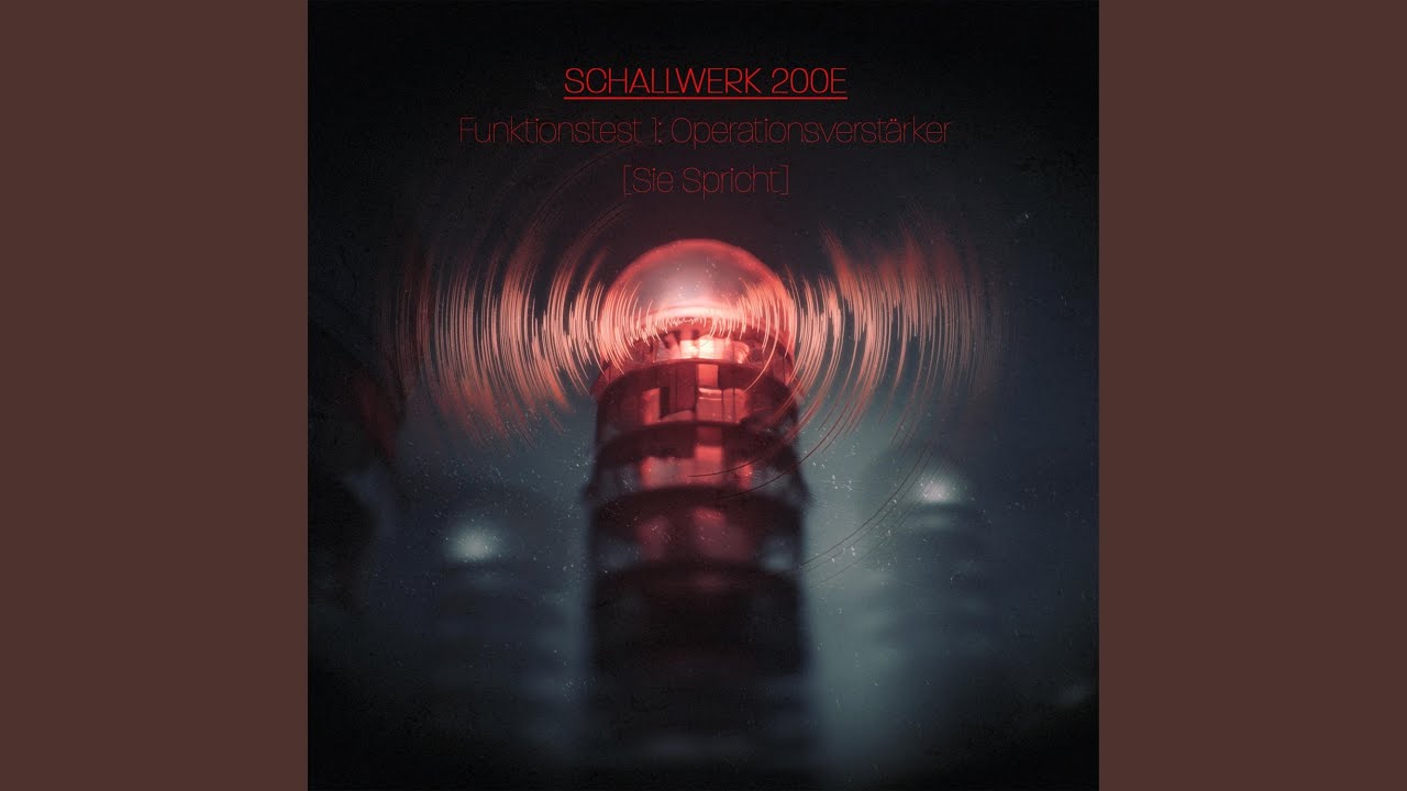 Schallwerk 200e – Funktionstest 1: Operationsverstärker (sie spricht)