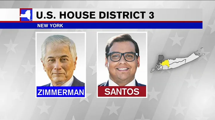 Democrat Rob Zimmerman, Republican George Santos b...