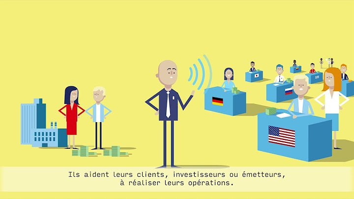 Les acteurs des marchés financiers : le premier cercle