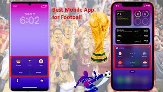Best Mobile App for Football Track Live Score & Activities (Live Score on Lock Screen & Widgets) screenshot 1