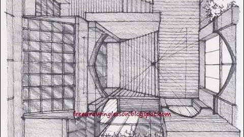 Perspective Drawing : Draw a box : Pencil rendering.. Bird