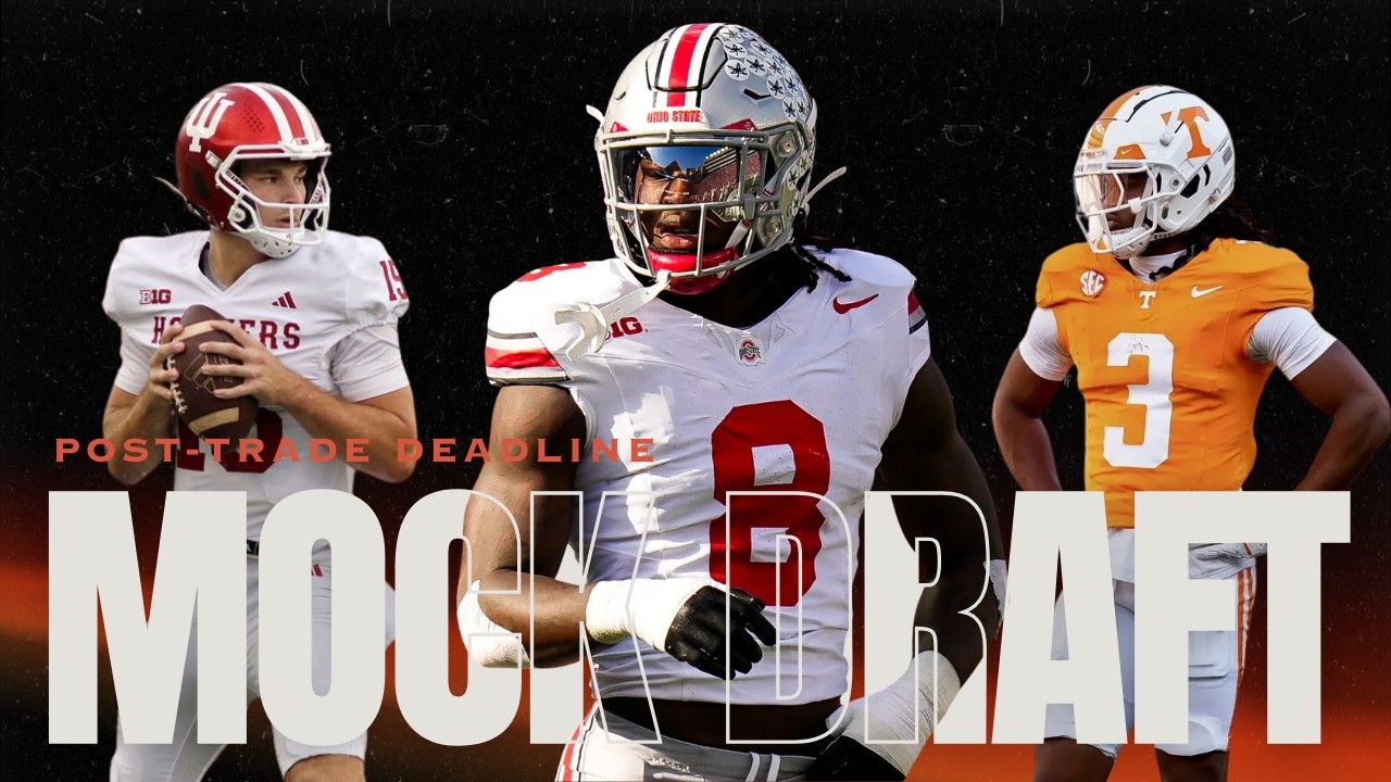 POST TRADE DEADLINE NFL MOCK DRAFT - YouTube