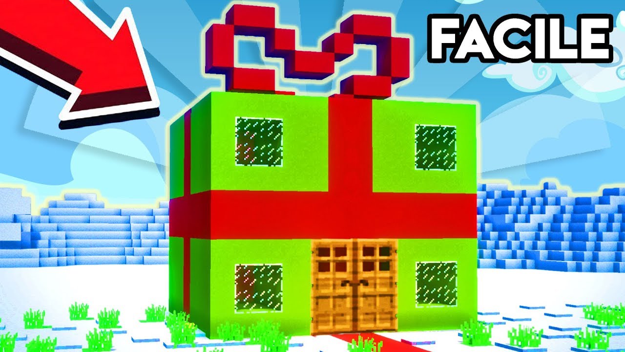 COMMENT VIVRE DANS UN CADEAU DE NOEL GÉANT ? - Tuto Noel Minecraft