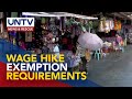 Alamin: Requirements para ma-exempt sa wage hike order ang maliliit na negosyo