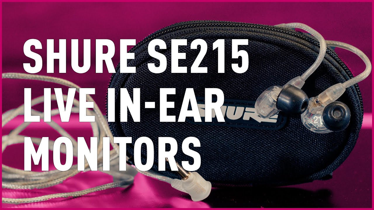 Shure SE215CL Live In Ear Monitors Review Bax Music YouTube