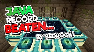 New Minecraft Bedrock World Record LY Beats Java Edition!