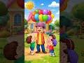Gubbare Wala Song 🎈 #Shorts #KidsSong