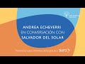 Andrea Echeverri en conversación con Salvador del Solar. Hay Festival Arequipa 2023