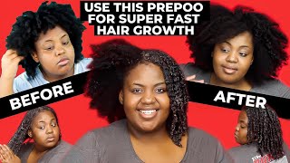 Rice Water + Aloe Vera PrePoo Treatment for SUPER FAST Hair Growth | Longer, Thicker 